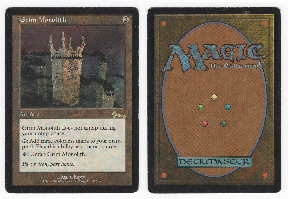 Scanned Card 0069 - Grim Monolith - Urza's Legacy