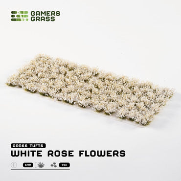 Gamers Grass White Rose Flowers