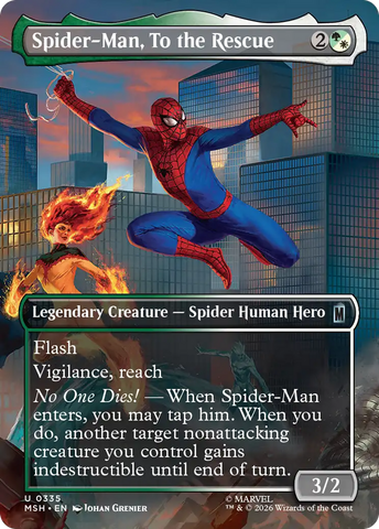 Spider-Man, To the Rescue (Borderless) [Marvel Super Heroes]