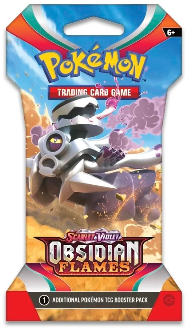 ポケモン OBSIDIAN FLAMESブースターパック 13パーク Scarlet & Violet: Obsidian Flames - Sleeved Booster Pack
