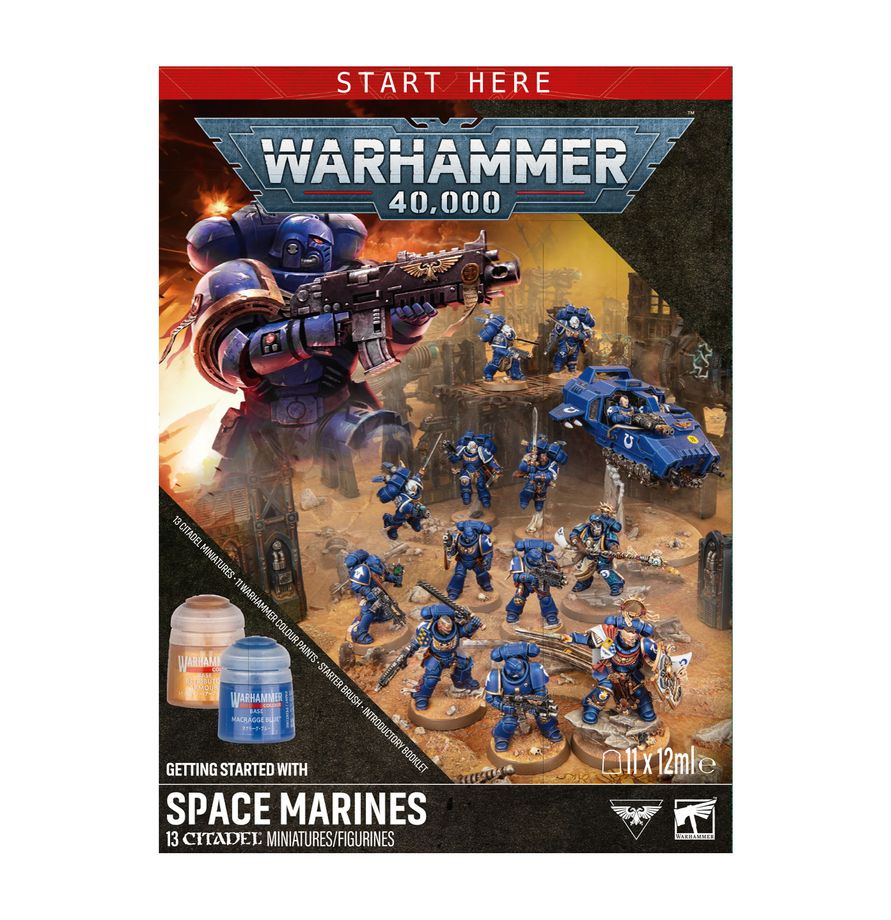 Warhammer 40,000 Getting Started with Space Marines [Releases July 25th]