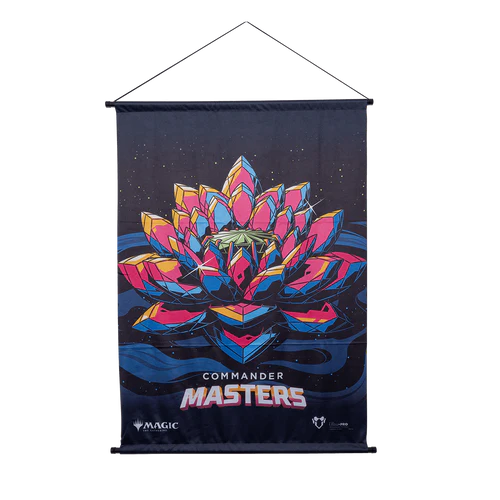 Jeweled Lotus Wall Scroll