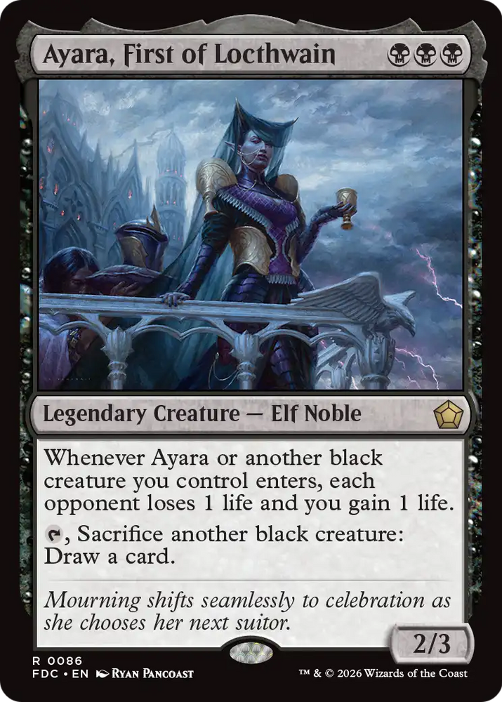 Ayara, First of Locthwain [Foundations Commander]