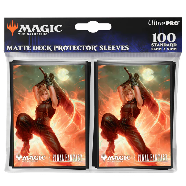 Magic: The Gathering®—FINAL FANTASY™ Cloud, Ex-SOLDIER (Commander) 100ct Deck Protector Sleeves