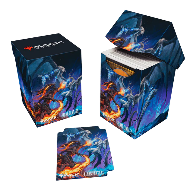 Magic: The Gathering®—FINAL FANTASY™ Bahamut and Ifrit 100+ Deck Box