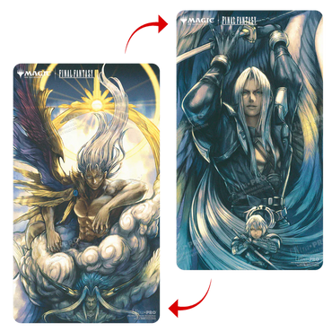 Magic: The Gathering®—FINAL FANTASY™ Sephiroth, Fabled SOLDIER / Sephiroth, One-Winged Angel Double-Sided Playmat