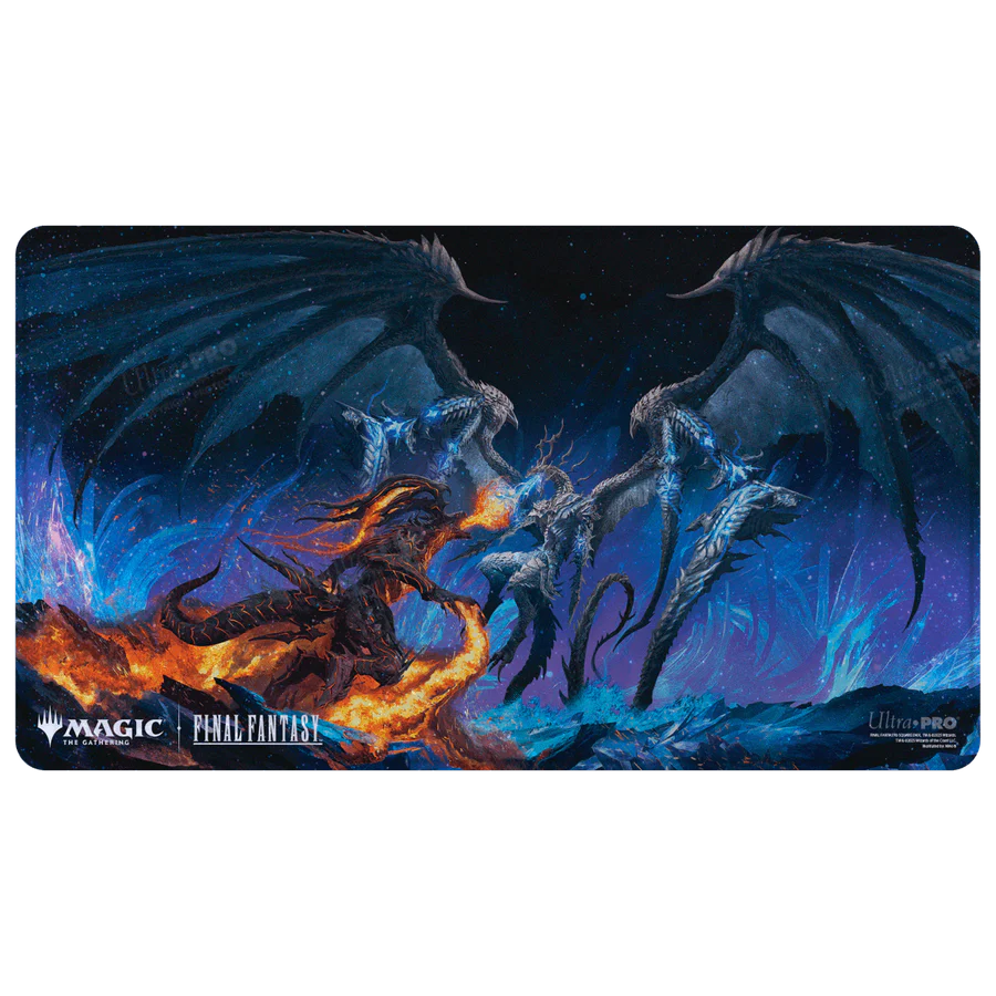 Magic: The Gathering®—FINAL FANTASY™ Bahamut and Ifrit Holofoil Playmat