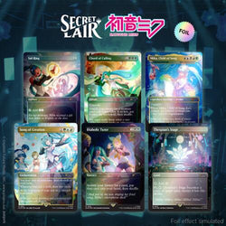 Secret Lair Drop: Secret Lair x Hatsune Miku: Digital Sensation English - Rainbow Foil Edition