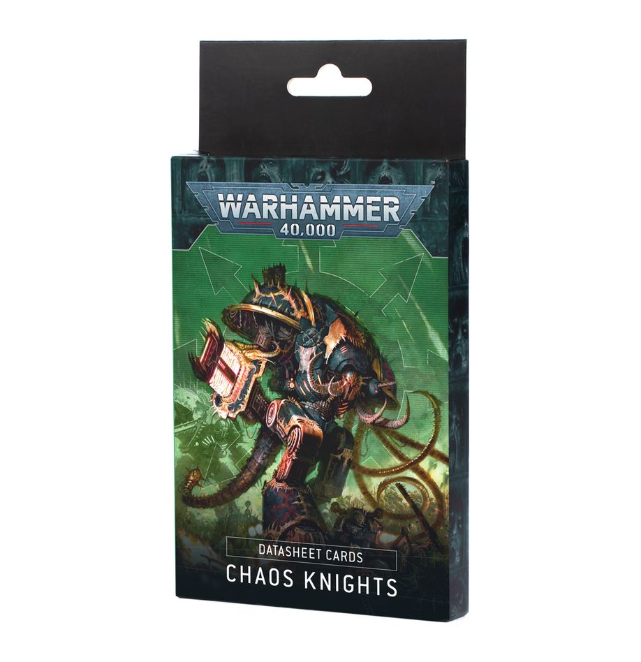 Datasheet Cards: Chaos Knights [Release Date 6/21/2025]