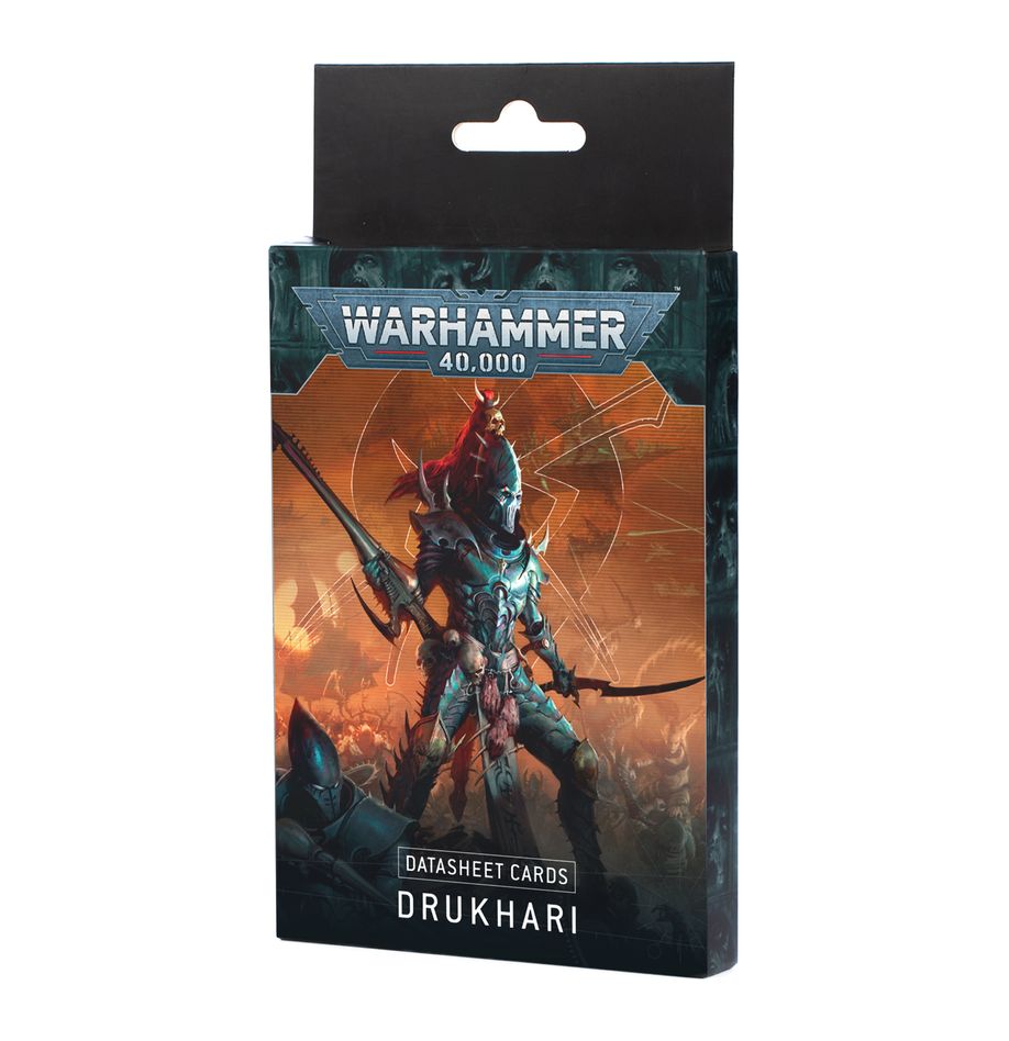 Datasheet Cards: Drukhari [PREORDER] (AVAILABLE 10/11/25)