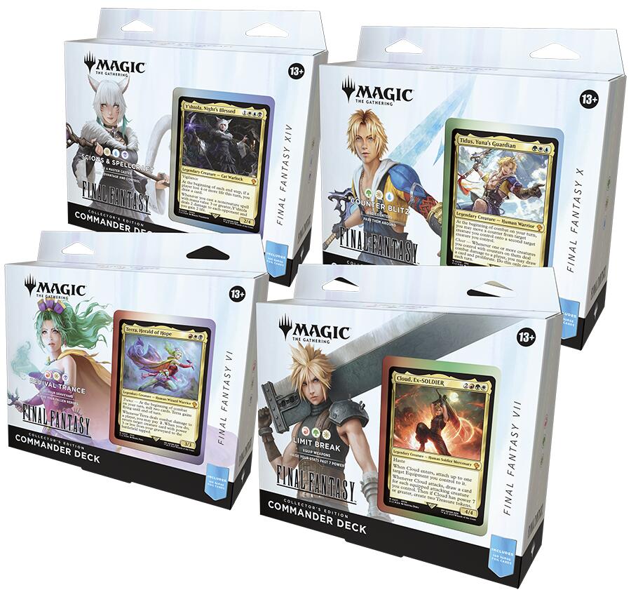 FINAL FANTASY - Commander Deck: Collector's Edition Display (set of 4) [Release date 6-6-2025]