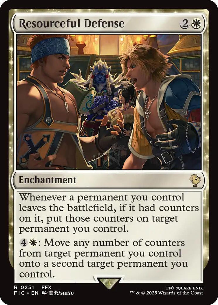 Resourceful Defense (Surge Foil) [FINAL FANTASY Commander]