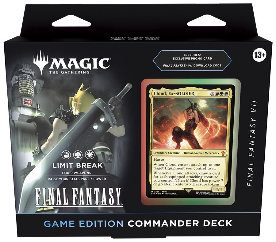 FINAL FANTASY HOLIDAY - Commander Deck (FINAL FANTASY VII Limit Break - Game Edition) [Limit 1 Per Household]