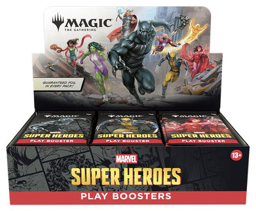 Marvel Super Heroes - Play Booster Display [Release Date June 19th]