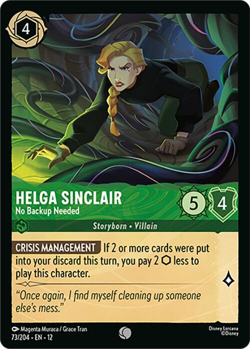 Helga Sinclair - No Backup Needed (73/204) [Wilds Unknown]