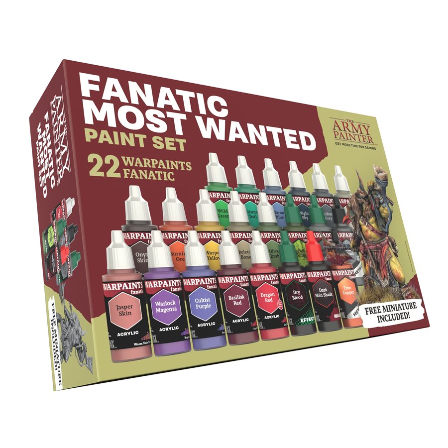 Army Painter: Warpaints Fanatic: Most Wanted Paint Set