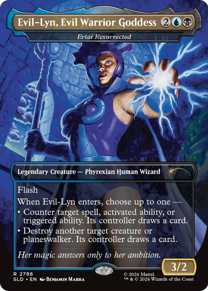 Evil-Lyn, Evil Warrior Goddess - Ertai Resurrected [Secret Lair Drop Series]