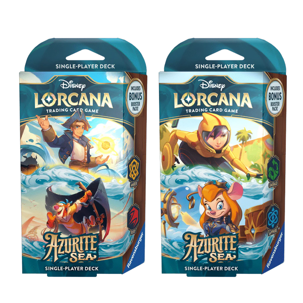 Disney Lorcana: Azurite Sea - Starter Decks (Set of 2)