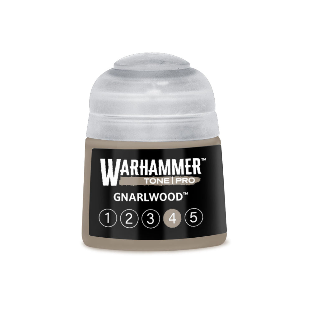 Warhammer Tone Pro Gnarlwood paint with circle 4 filled in