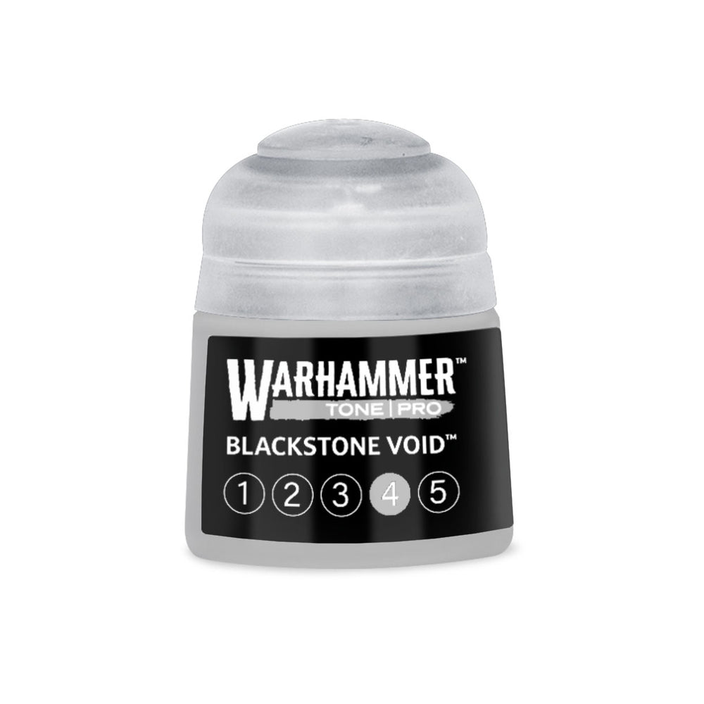 Warhammer Tone Pro Blackstone Void paint with circle 4 filled in