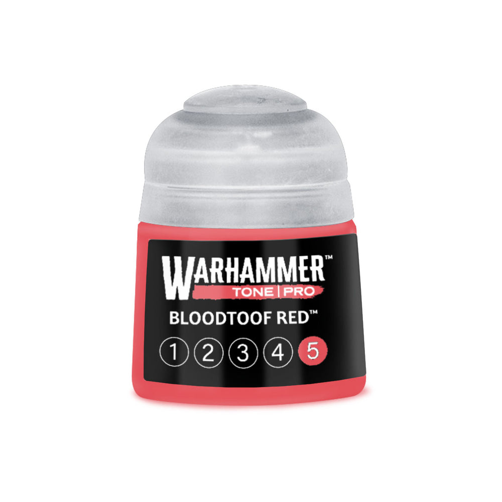 Warhammer Tone Pro Bloodtoof Red 5 of 5 paint pot