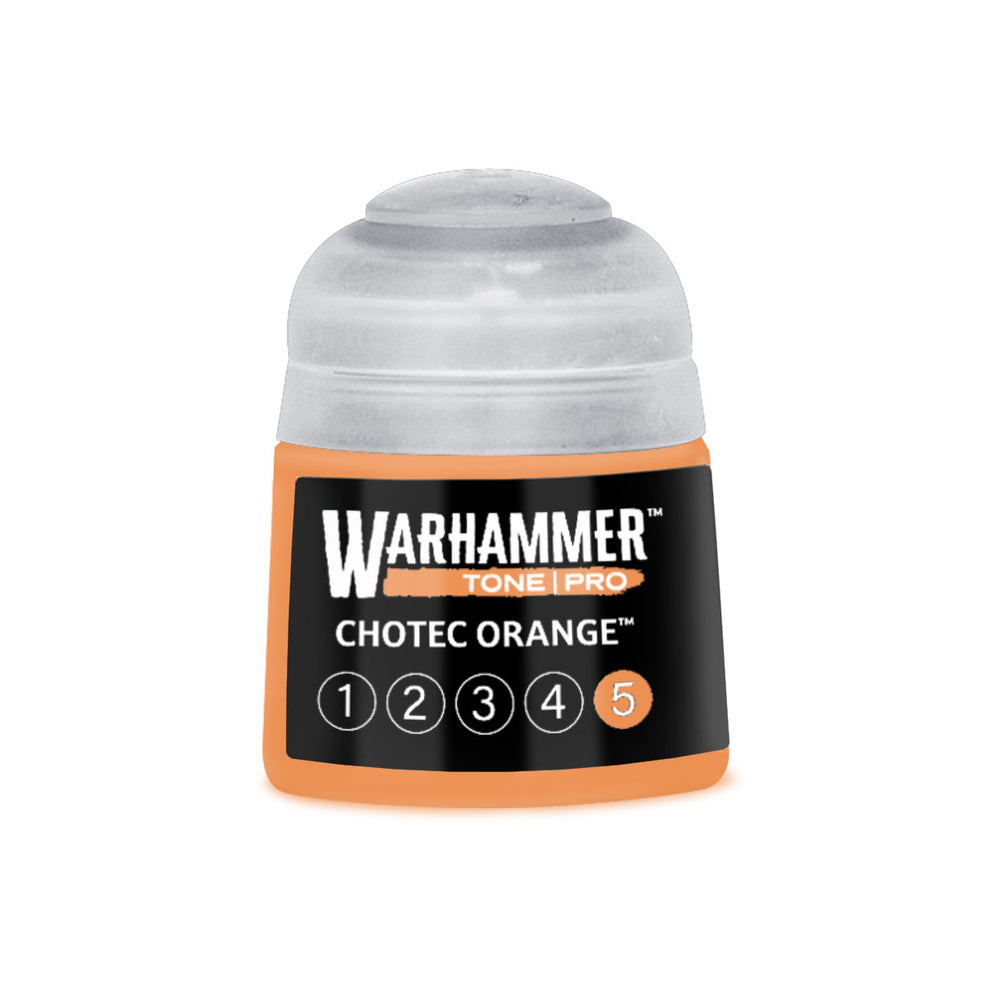 Warhammer Tone Pro Chotec Orange 5 of 5 paint pot