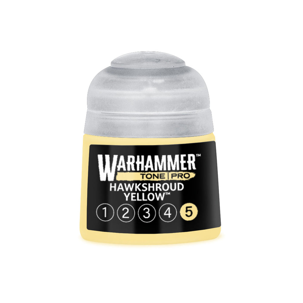 Warhammer Tone Pro Hawkshroud Yellow 5 of 5 paint pot