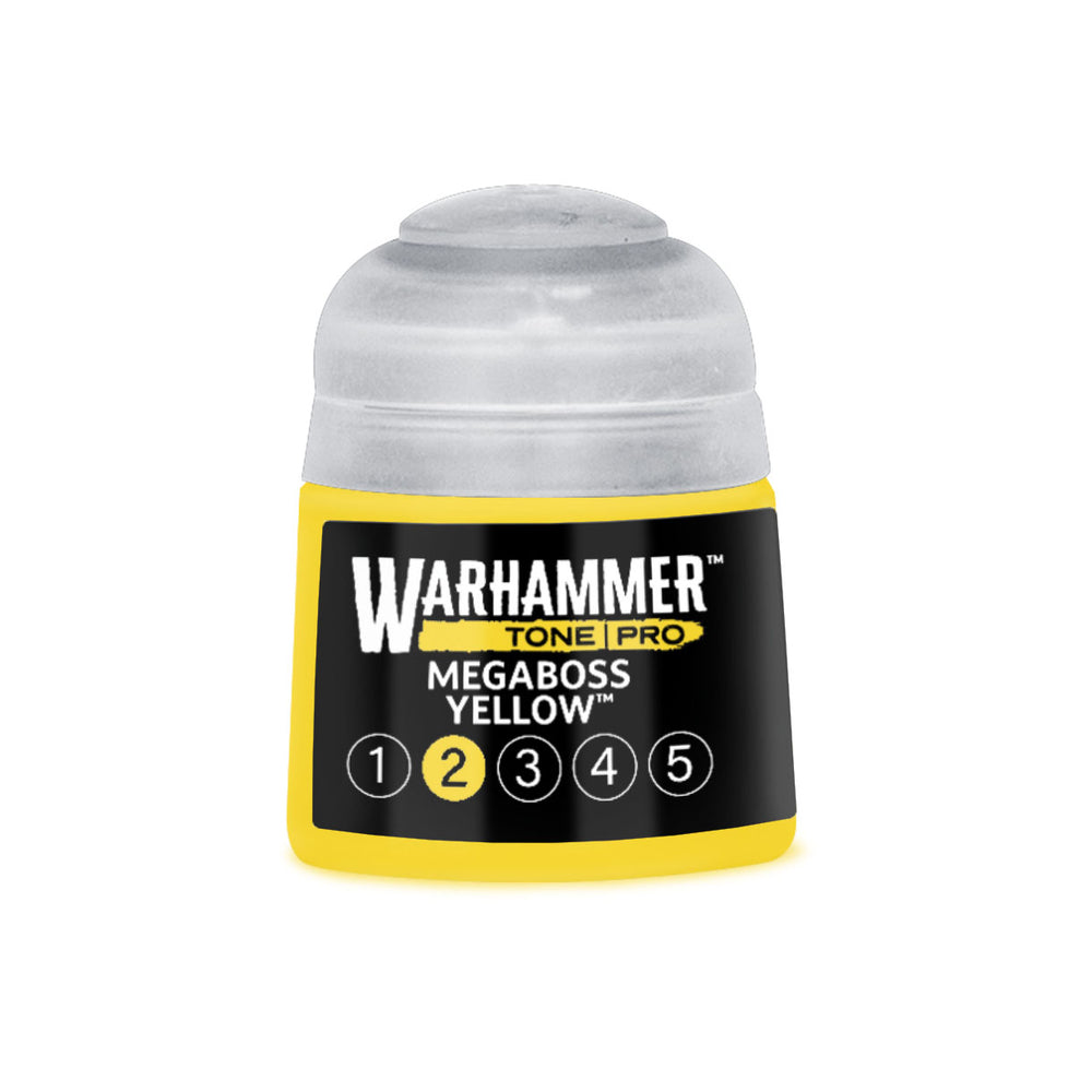 Warhammer Tone Pro Megaboss Yellow 2 of 5 paint pot