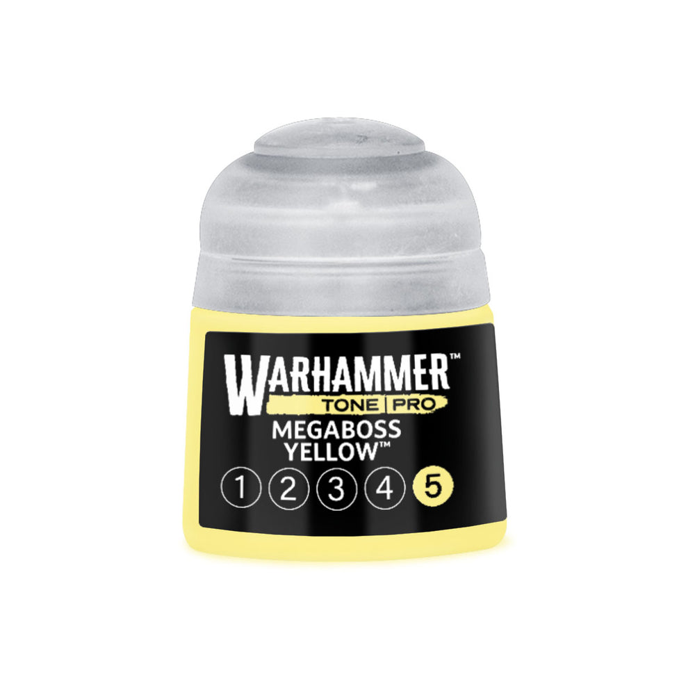 Warhammer Tone Pro Megaboss Yellow 5 of 5 paint pot