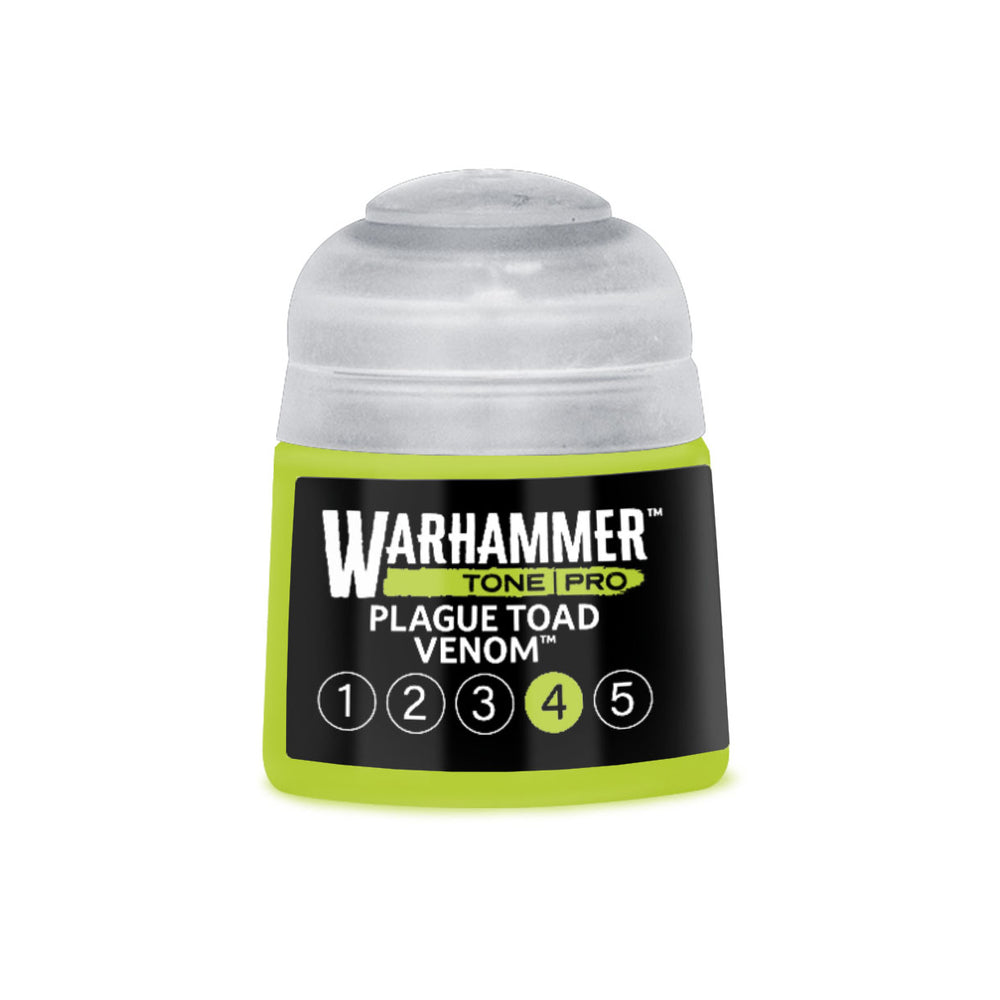 Warhammer Tone Pro Plague Toad Venom 4 of 5 paint pot