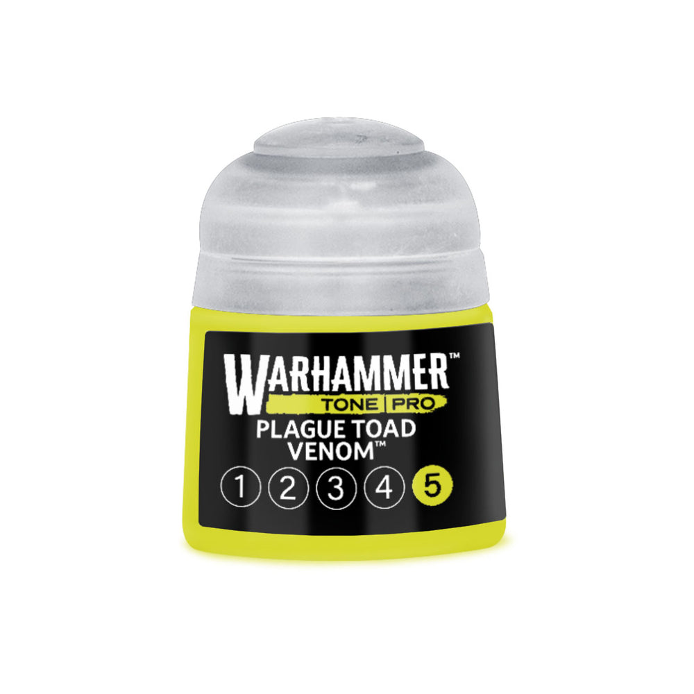 Warhammer Tone Pro Plague Toad Venom 5 of 5 paint pot