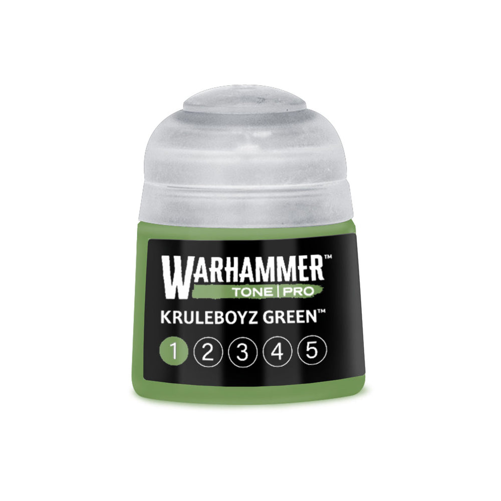 Warhammer Tone Pro Kruleboyz Green 1 of 5 paint pot