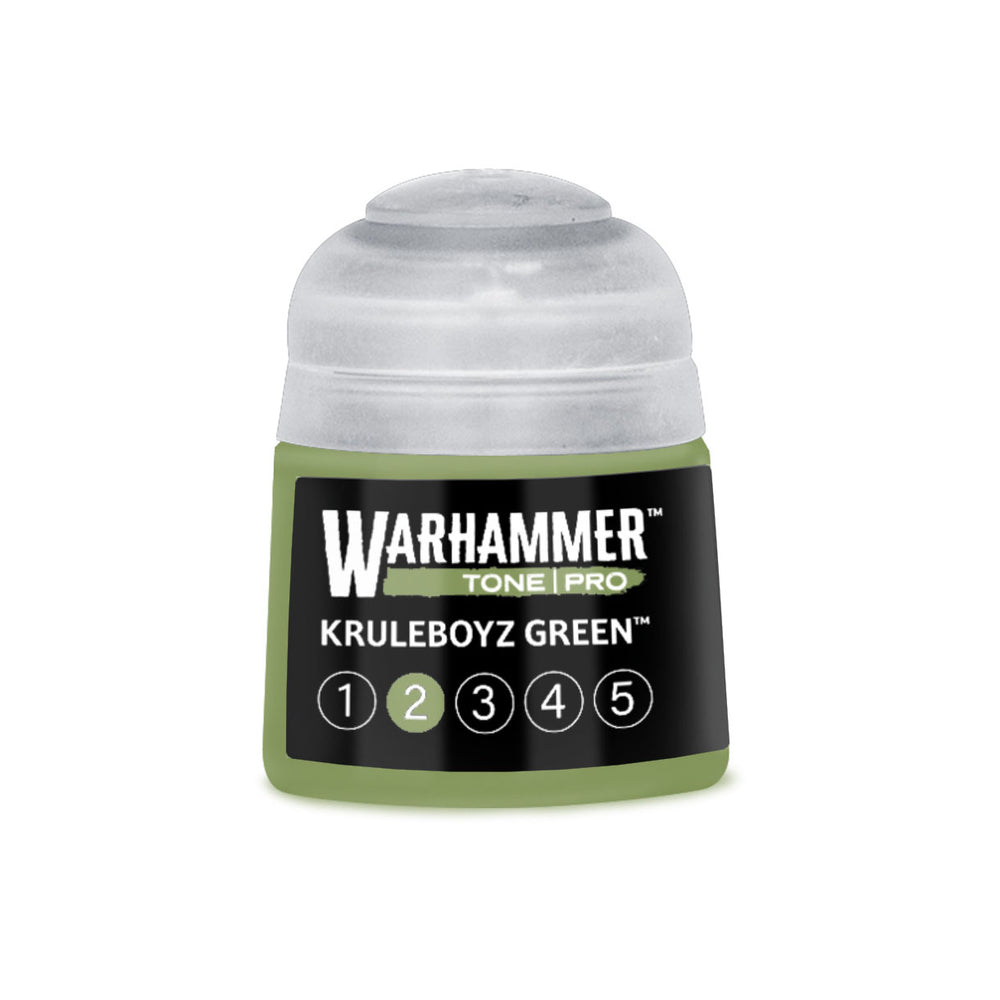 Warhammer Tone Pro Kruleboyz Green 2 of 5 paint pot