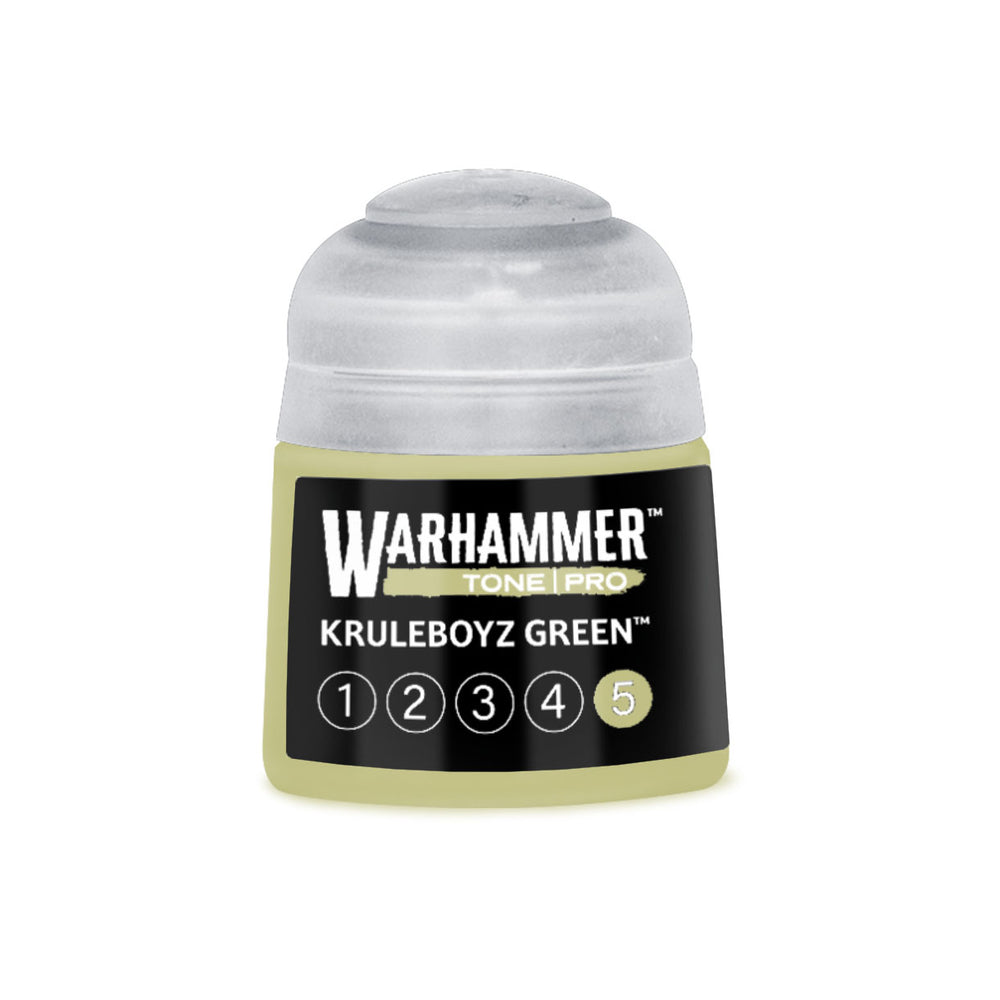 Warhammer Tone Pro Kruleboyz Green 5 of 5 paint pot