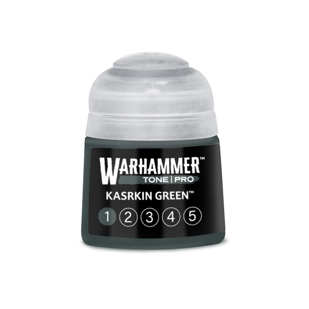Warhammer Tone Pro Kasrkin Green 1 of 5 paint pot
