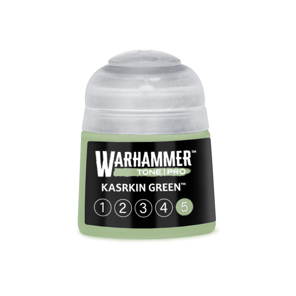 Warhammer Tone Pro Kasrkin Green 5 of 5 paint pot