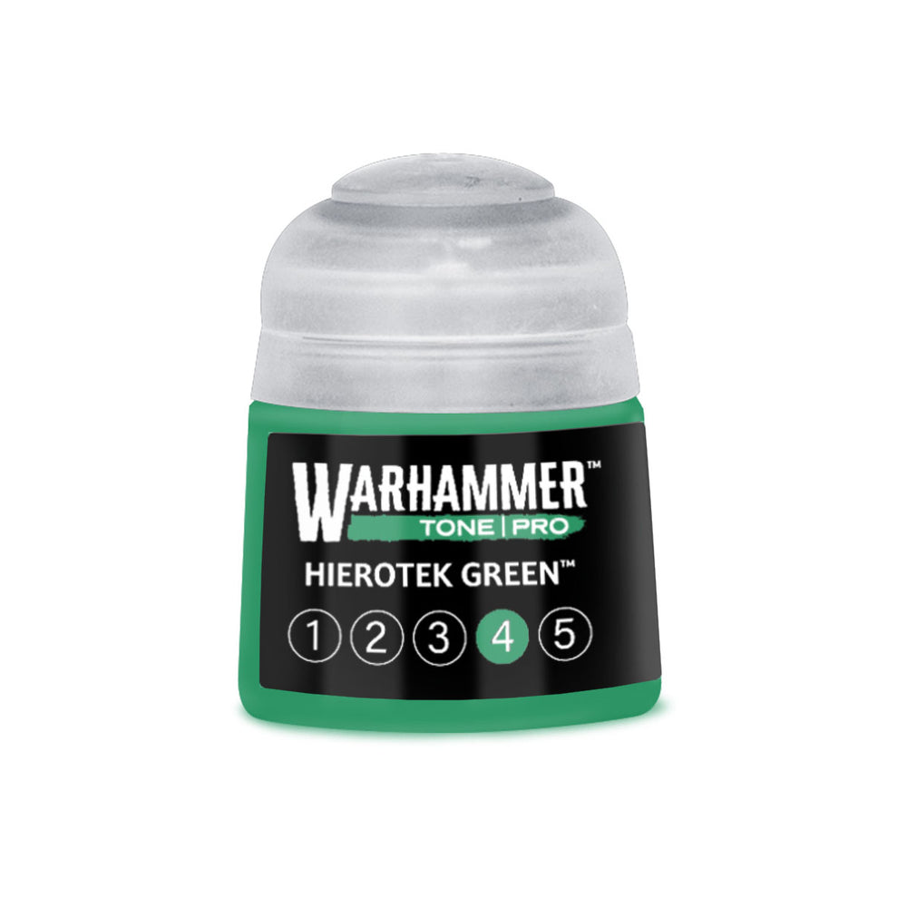 Warhammer Tone Pro Hierotek Green 4 of 5 paint pot
