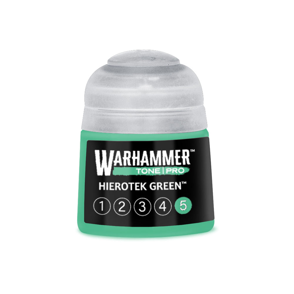 Warhammer Tone Pro Hierotek Green 5 of 5 paint pot