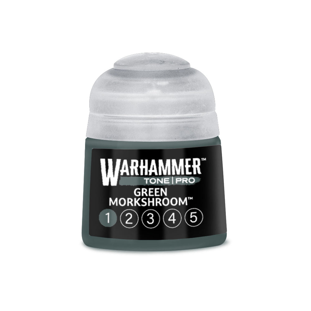 Warhammer Tone Pro Green Morkshroom 1 of 5 paint pot