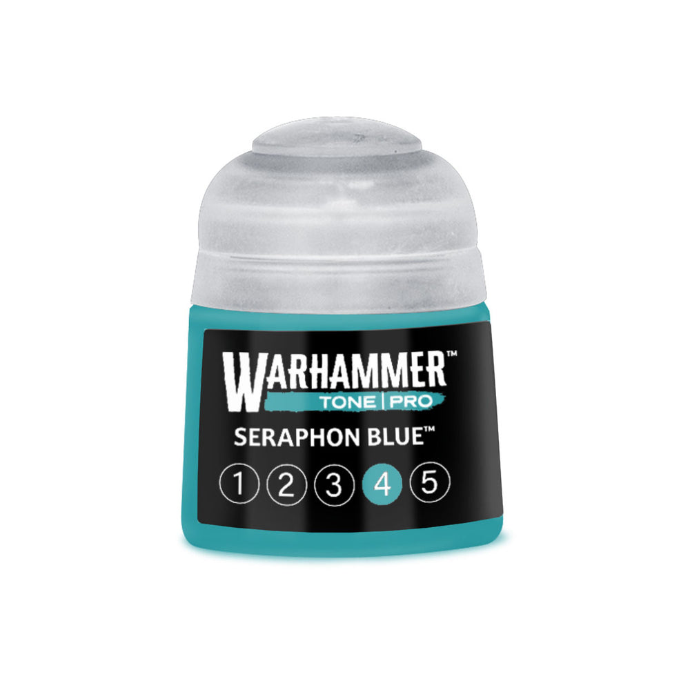 Warhammer Tone Pro Seraphon Blue 4 of 5 paint pot