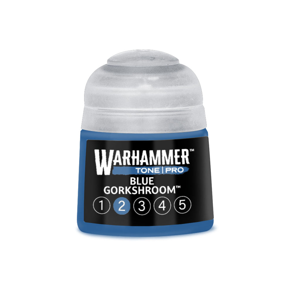 Warhammer Tone Pro Blue Gorkshroom 2 of 5 paint pot