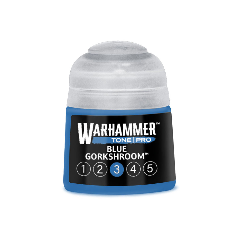 Warhammer Tone Pro Blue Gorkshroom 3 of 5 paint pot