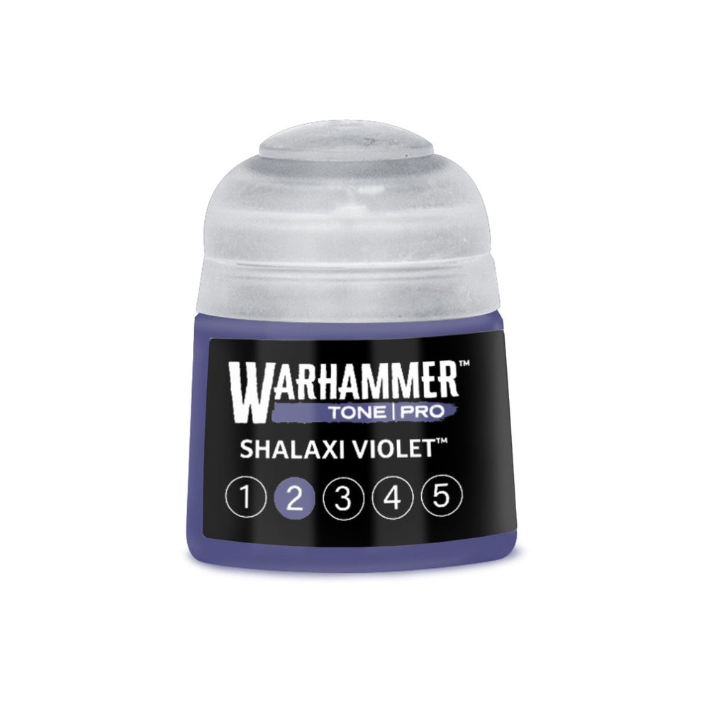 Warhammer Tone Pro Shalaxi Violet 2 of 5 paint pot