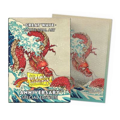 Sleeves: Dragon Shield: Special Edition: Matte DUAL Art: Great Wave (100)