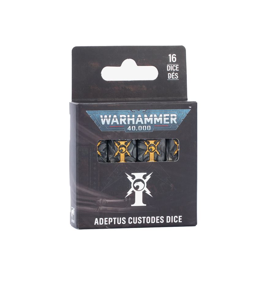 Adeptus Custodes Dice (PREORDER) (Available October 16)