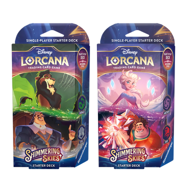 Disney Lorcana: Shimmering Skies Starter Deck Set of 2