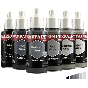The Army Painter Fanatic Paints: Blacks and Greys