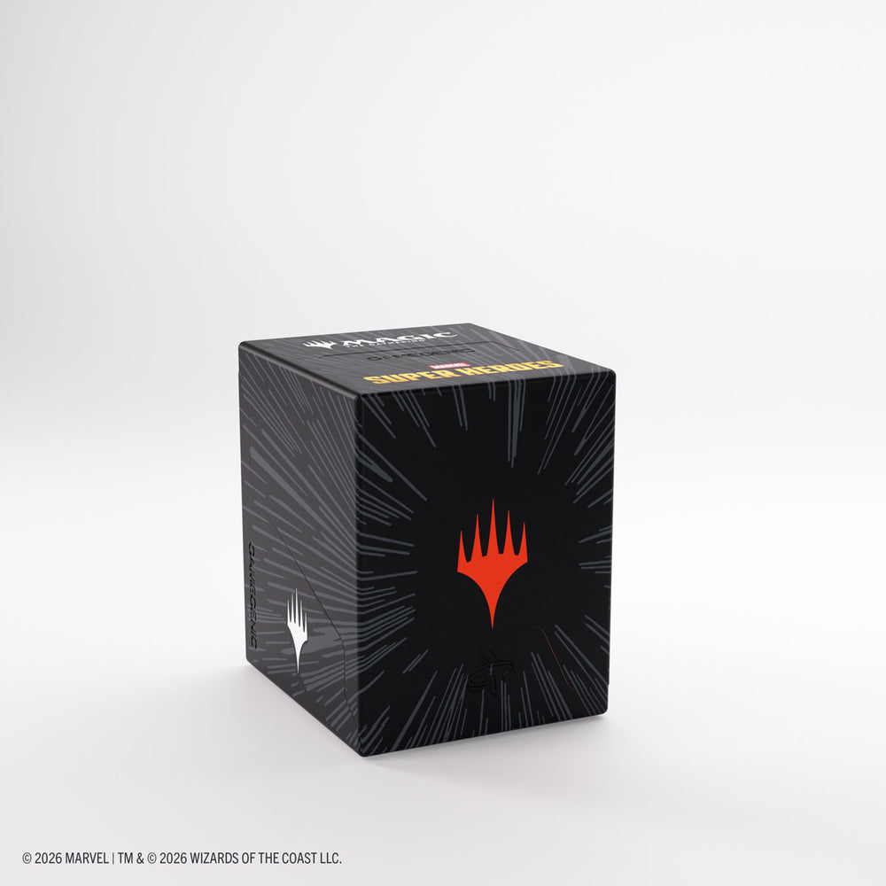 Deck Box: Magic: The Gathering: Marvel Super Heroes: Bastion XL (100+): Comic Burst Black