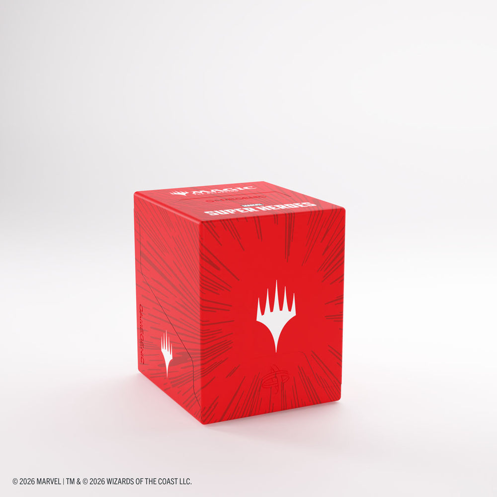 Deck Box: Magic: The Gathering: Marvel Super Heroes: Bastion XL (100+): Comic Burst Red