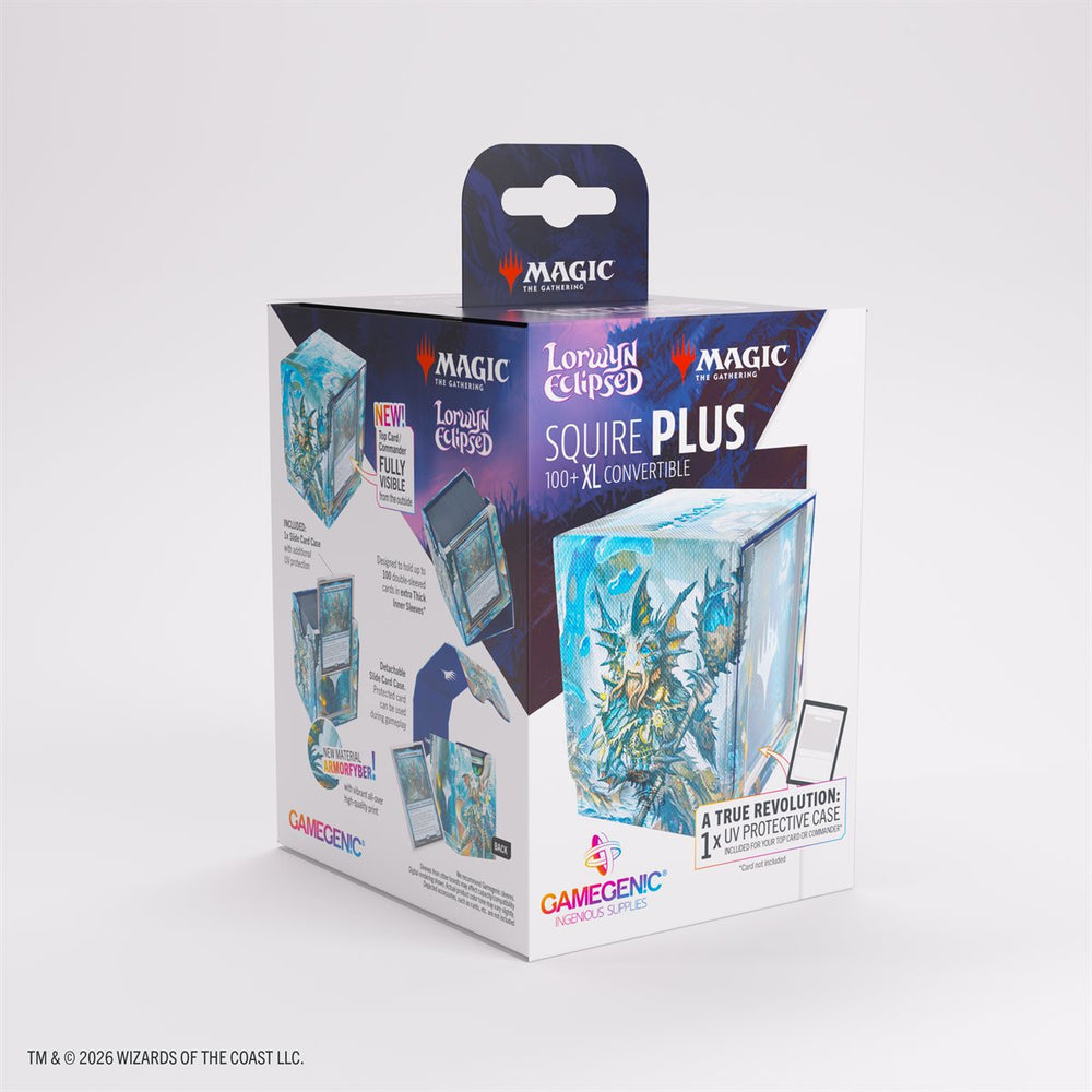 Deck Box: Magic: The Gathering - Lorwyn Eclipsed: Squire Plus XL (100ct): Sygg Wanderwine Wisdome / Sygg, Wanderbrine Shield
